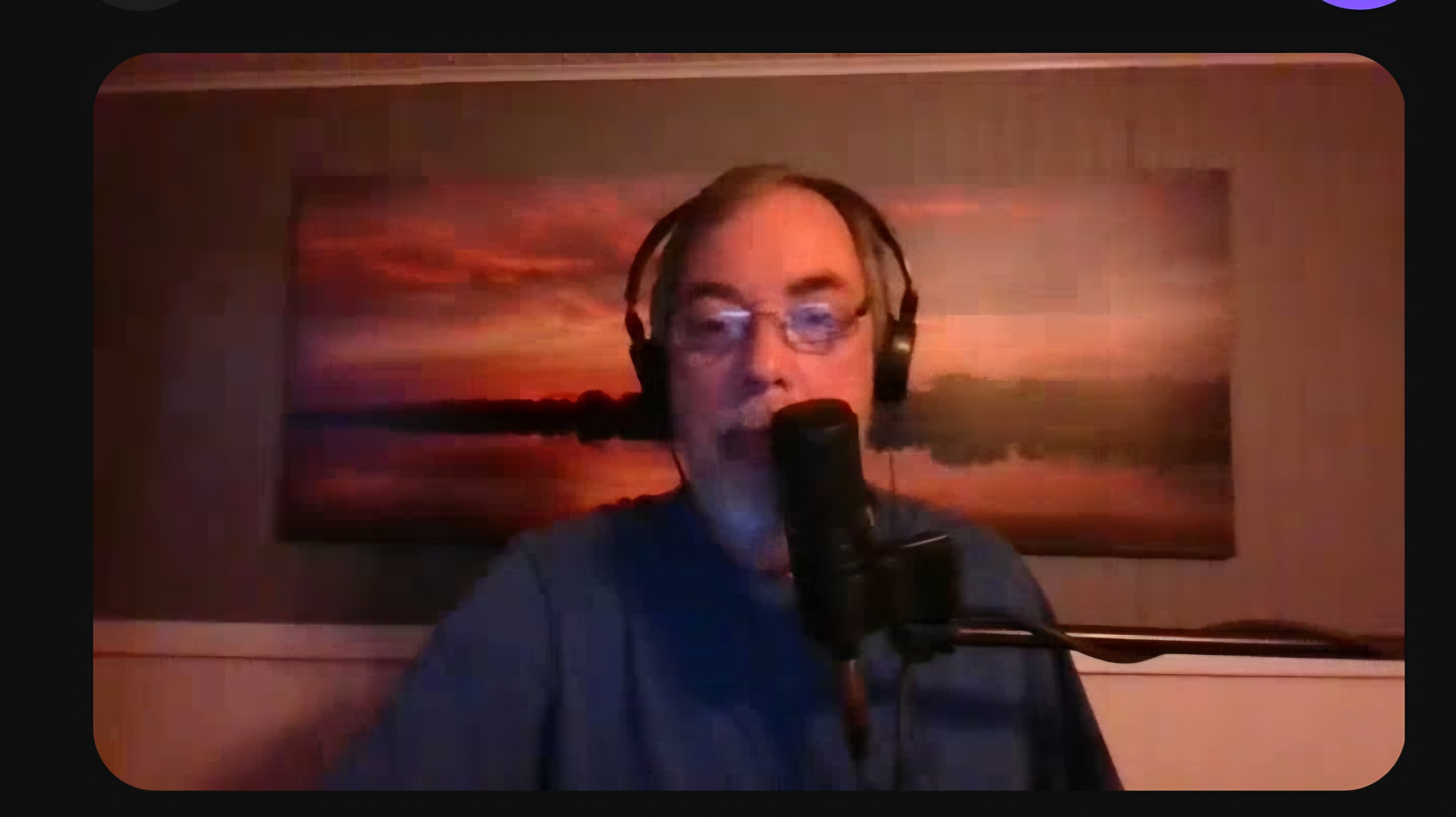 1950's studio microphone on a desk